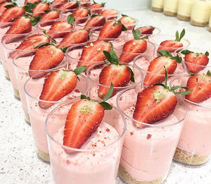 Strawberry mousse Dessert Cups